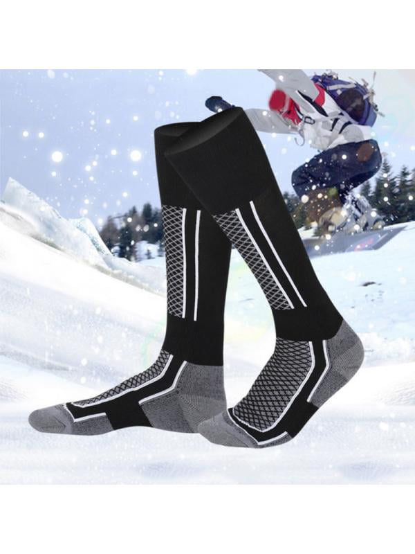 New 4 Pairs Mens Soft Thermal Padded Long Winter Ski Socks Hiking Snowboarding 