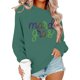 thumbnail image 5 of Mujeres de Manga Larga Tops Navidad Informal Impreso Cuello Tripulado Sudadera Invierno Acogedor, Mujeres de Manga Larga Navidad Tops, 5 of 6