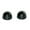Black, variant on Gerber Color Replacement Plastic Toilet Bolt Caps - Set of 2 - Black