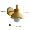 thumbnail image 2 of Inteprter Decorar la habitación con luz nórdica moderna fácil instalación lámpara de luz nórdica de pared de hierro ligera moderna Iluminación y accesorios verde, 2 of 6