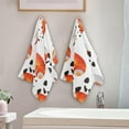 thumbnail image 2 of Coolnut Autumn Fox Cute Hand Towels 2 PCS, Ultra Soft and Highly Absorbent, Autumn Animals Decorative Fingertip Towel for Home, Bathroom, Kitchen, 28.3"x14.4", 2 of 4