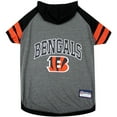 thumbnail image 1 of Pets First NFL Cincinnati Bengals NFL Hoodie Tee Shirt for Dogs & Cats - COOL T-Shirt, 32 Teams - Small, 1 of 3