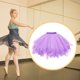 thumbnail image 5 of Disfraz de falda de baile sin hueso Falda de media longitud para cosplay de ballet (color lila) Likrtyny Para estrenar, 5 of 6