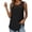 Black, variant on HOWPAY Sleeveless T Shirts for Women Oversized Crew Neck Basic Tee Solid Color Casual Loose Fit Summer Baggy Comfy Soft Y2K Clothes Black L