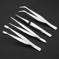 thumbnail image 3 of Osdhezcn 4 Pcs/set Precision Stainless Steel Tweezers Set For Beauty Nail Art Handmade Je, 3 of 11