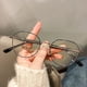 thumbnail image 5 of Adecuado para cara pequeña, montura de gafas para miopía multilateral, montura pequeña femenina, adecuada para múltiples escenarios, montura de gafas antiradiación de rayos azules, 5 of 5