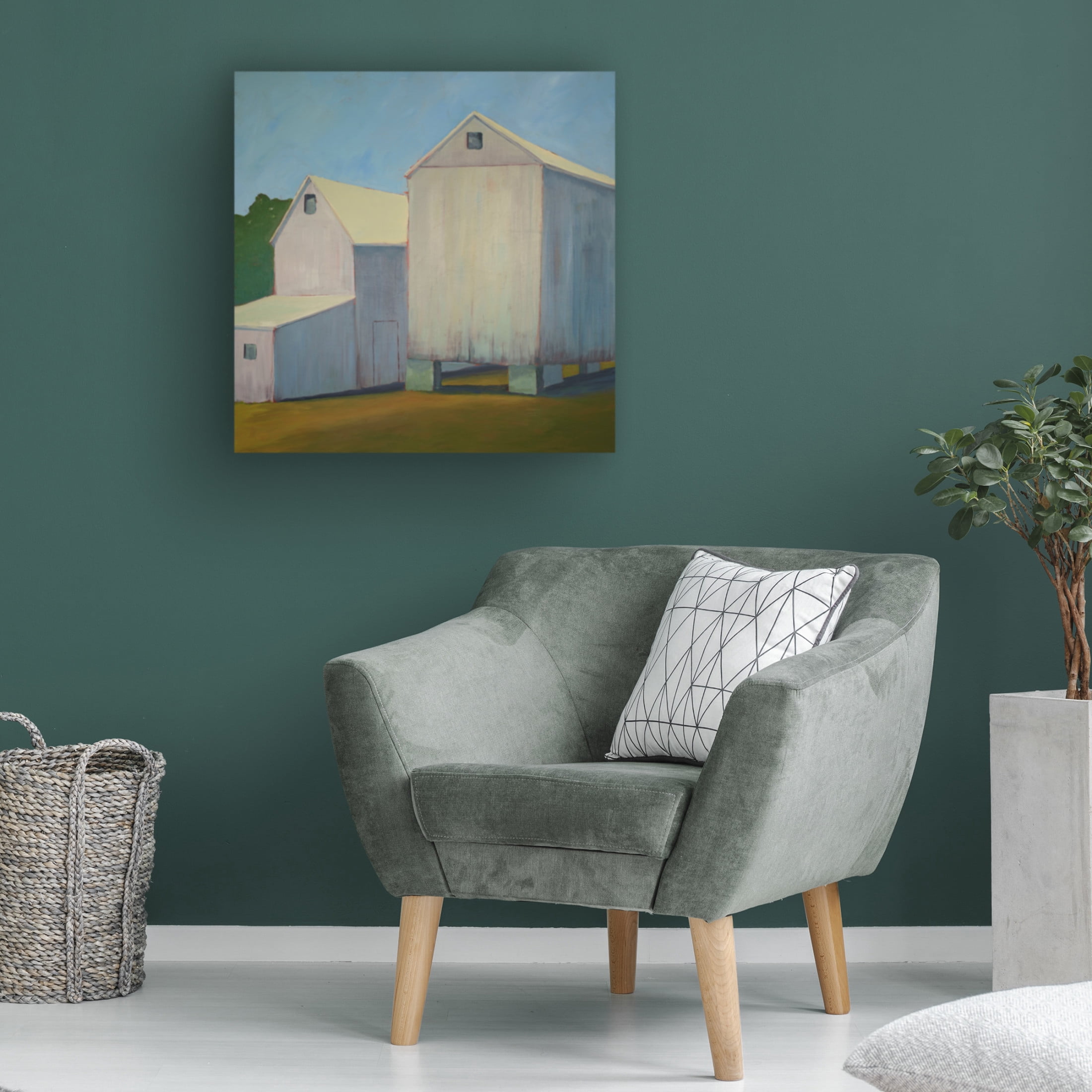 Trademark Fine Art Carol Young  Six Feet Apart Canvas Wall Art