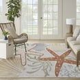 thumbnail image 4 of Nourison Aloha Outdoor Ivory Multicolor 9' x 12' Area Rug (9x12), 4 of 9