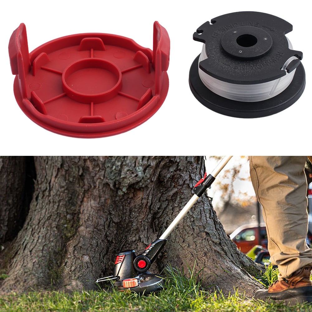 Spool Trimmer Line Fit for Hyper Tough Spool Trimmer Line+Cap Cover HT19-401-003-07 Lawn Mower Parts Line Spool