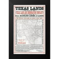 thumbnail image 2 of Woodward 13x18 Black Modern Framed Museum Art Print Titled - Texas Lands Sale - Woodworth, 2 of 5