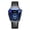 Black and Blue Belt, variant on Men's watch Snakehead Hoursly men's watch motorcycle wristwatch men's quartz watch personalized creative fashion trend