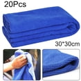 thumbnail image 1 of 20Pcs Automotive Microfiber Towel Locked Edge Washable Cleaning Quick Drying Auto Car Detailing Soft Cloths Wash Towel Duster, 1 of 11