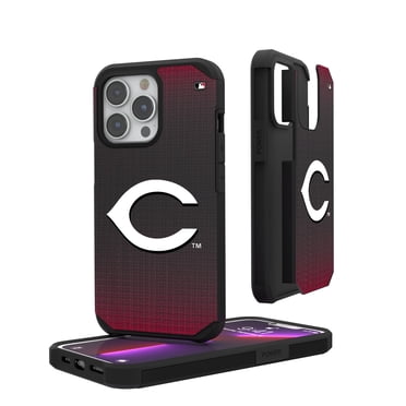 Cincinnati Reds Linen Logo iPhone Rugged Case