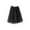 Black, variant on Women's Layered Mesh Mini Skirt Elastic Low Waist Pleated Patchwork Skirts Summer Structure Waistband Tutu Tulle Skirts Black Free