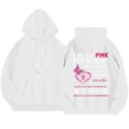 thumbnail image 1 of Cancer Awareness Ladies Long Sleeve Letter Print Hooded Pullover Sweatshirt for Everyday Comfort Support, 1 of 8