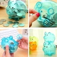 thumbnail image 2 of Piggy Bank Money Box Saving Cash Fun Gifts Plastic Pig. Kids W5F8, 2 of 9
