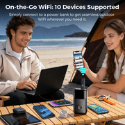 MIRO UFI 4G LTE USB WiFi Dongle Plug & Play Portable Hotspot, 150Mbps Speed, Dual SIM/SD Slots