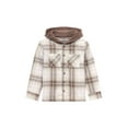 thumbnail image 5 of Weekend Academy Boys Hooded Flannel Shacket, Sizes 4-18, 5 of 6