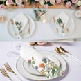 thumbnail image 2 of Cloth Napkins Set of 6 - 20x20 Inches, Spring Floral Washable Reusable Table Napkins, Yellow Flowers Pastoral Botanical Watercolor Soft & Absortbent Dining Napkin for Party Wedding Hotel Restaurant, 2 of 8