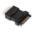thumbnail image 1 of IDE de → Conector Convertidor Adaptador de Corriente de 15 pines Conveniencia de Intercambiabilidad Soledad Convertidor de potencia SATA ABS, 1 of 8