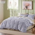 thumbnail image 2 of Juego de edredón Bedsure Oversize Queen Lavender, 3 piezas, 2 of 6