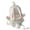 White, variant on Bunny Backpack with Fluffy Pom Pom Tail Rabbit Ear Daypack Cute Cutecore Small Nylon Bag for Women