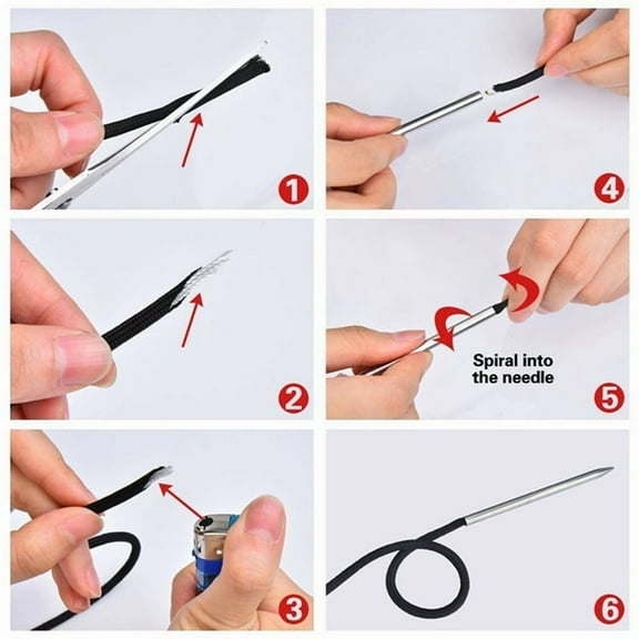 4 x Paracord Needles(with OPP bag)-Silver