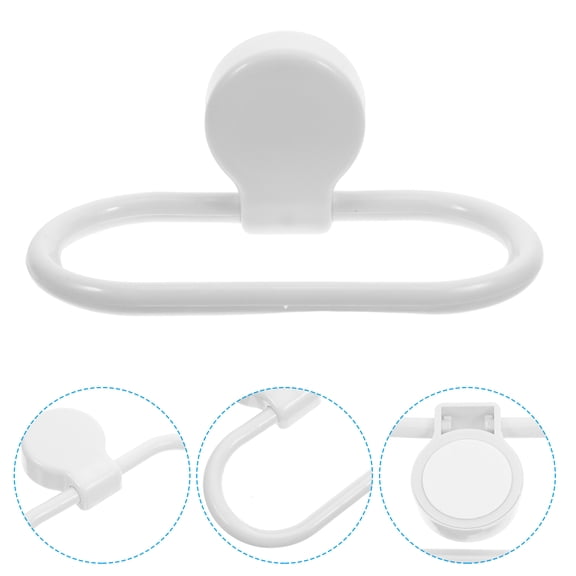 YUYUETIME Towel Ring Holder 3Pcs Wall Mount Bathroom Accessories Quick Drying Simple Design