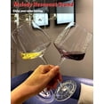 thumbnail image 4 of Juego de 4 copas de vino tinto Physkoa, cristal sin plomo de 530 ml, 4 of 6