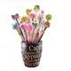 thumbnail image 2 of Pack of 50 Pencils / Pencils with Erasers - Multi-Colored Animals, 2 of 3