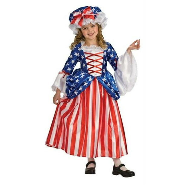 Costumes For All Occasions RU884369MD Betsy Ross Enfant Moyen 8-10