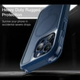 thumbnail image 4 of JETech Case for iPhone 15 Pro 6.1-Inch Compatible with MagSafe, Heavy Duty Dual-Layer Rugged Protection, Shockproof Protective Tough Phone Magnetic Cover (Navy), 4 of 6