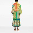 thumbnail image 2 of RDKTPXZ Women’s Printed Maxi Shirt Dress, Long Sleeve Button Front Belted Casual Dress, 2 of 7