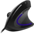 thumbnail image 1 of IMouse E1 USB noir souris ergonomique verticale allumé, 1 of 10