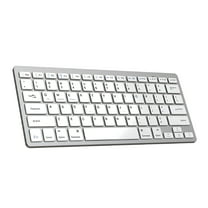 GJX Wireless Bluetooth Keyboard, Ultra Compact Slim, silver