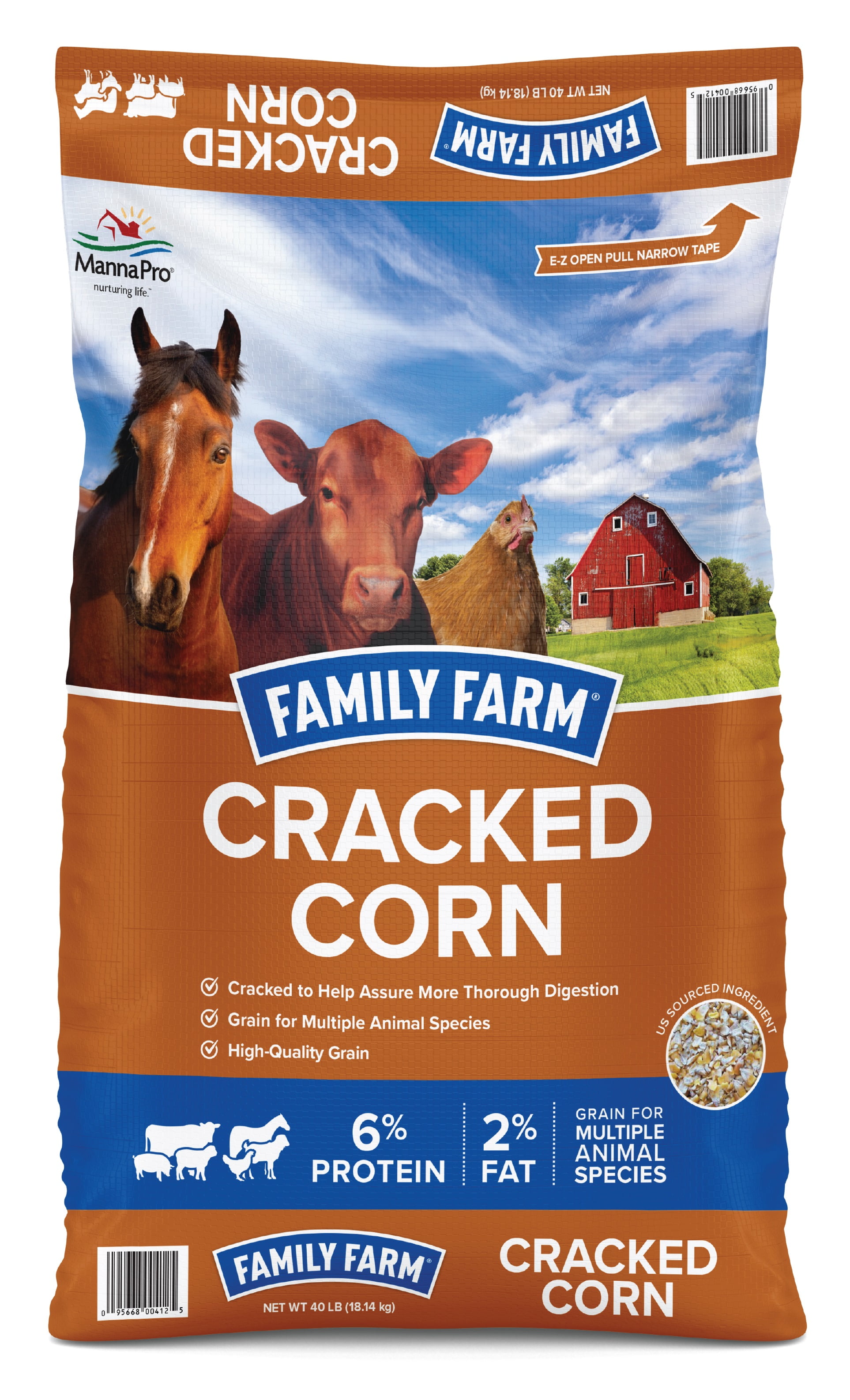 Family Farm Cracked Corn 40lb.