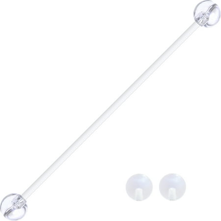 - Body Candy Pregnancy Belly Button Ring With Clear Acrylic Ends 2