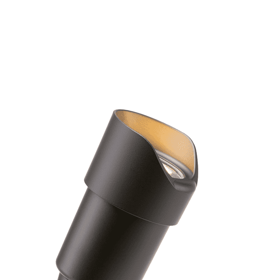 FX Luminaire RS-NL-FB | RS Up light in Flat Black, No Lamp & Clear Lens