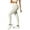 Beige, variant on Women's High Waisted Ribbed Seamless Yoga Leggings Tummy Control Workout Pants