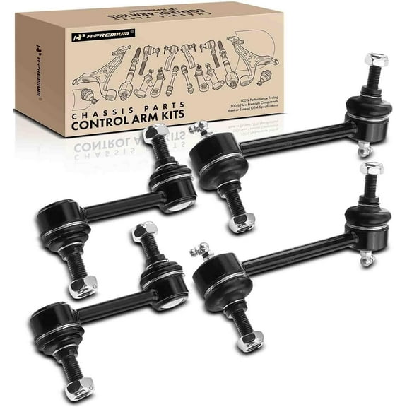A-Premium 4Pcs Front Rear Sway Bar Link Stabilizer Link Kit Compatible with Chevrolet Colorado GMC Canyon 2004-2012 Isuzu i-370 2007-2008