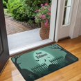 thumbnail image 2 of Halloween Pumpkin Door Mat Decorations Pumpkin Skull Bat Spider Doormat Plain the Indoor Door Mat/Outdoor Crystal Velvet 30x17 Inches, 2 of 7
