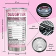 thumbnail image 6 of Daughter Gift from Mom/Dad Tumbler, Gifts for Daughter from Mother/Father - To My Daughter - Mothers Day Graduation Christmas Birthday Gift Ideas for Daughter, Gift for Adult Daughter Cup 20oz, 6 of 6