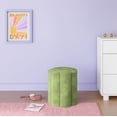 thumbnail image 2 of Mainstays Kids Flower Petal Ottoman, Green, 2 of 5