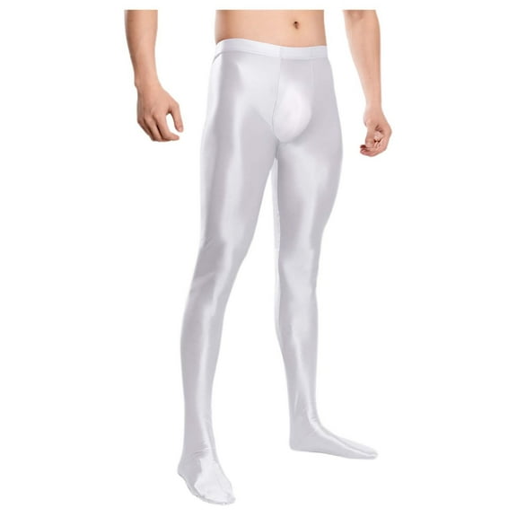 Bibifish Men's Neoprene Sauna Pants For Slimming Compression Long Legging workout fitness body shaper high-elastic leggings for men