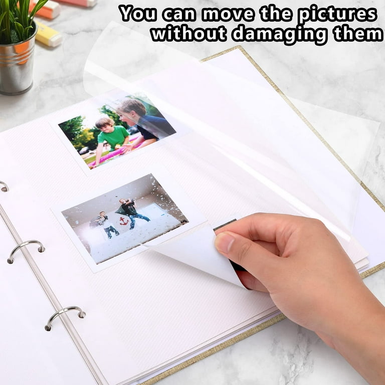 Popotop Large Photo Album Self Adhesive 4x6 5x7 8x10 Scrapbook Album DIY 40  Pages Picture Book,Gifts for Mom,Family Baby and Wedding,with Metal Pen and  Plastic Board Turquoise - Yahoo Shopping