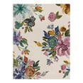 thumbnail image 7 of Unique Loom Blossom Collection Area Rug - Laura (7' 10" x 10' Rectangle Ivory/Black), 7 of 7