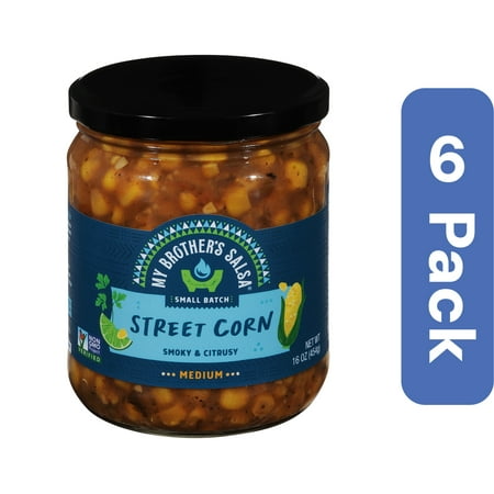 My Brother's Medium Street Corn Salsa 16 oz (Pack of 6)