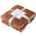 thumbnail image 3 of Legacy Decor Luxury Ultra Plush and Soft Sherpa Fleece Throw Blanket, 52” x 71” Brown, 3 of 3