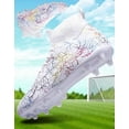 thumbnail image 3 of Kids Soccer Shoes Boys Girls Football Trainning Shoes Youth Firm Ground Athletic Turf Shoes Outdoor Professional Soccer Shoes Sneakers, 3 of 14