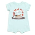 thumbnail image 3 of Disney Classics The Jungle Book Romper and Reversible Sun Hat Set Baloo and Mowgli Blue, 3 of 9